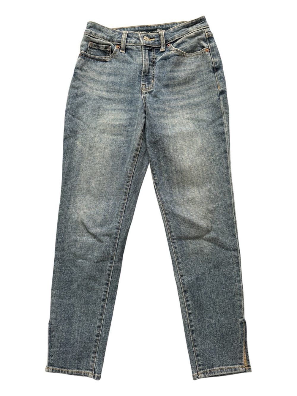 Old Navy Women’s Blue Straight-Leg High Rise Jeans Size 0
